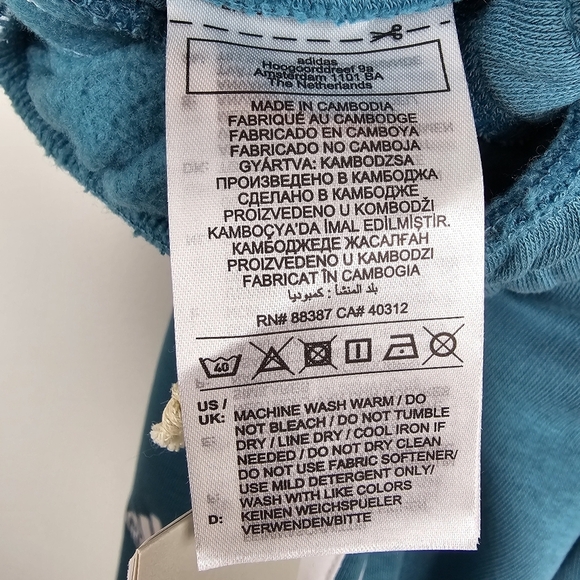 Adidas Essentials 3-Stripes Open Hem Fleece Pants Sweatpants NWT - Picture 13 of 15